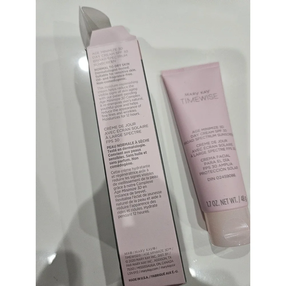 Mary Kay Timewise Age Minimize 3D Day Cream Spf 30 New